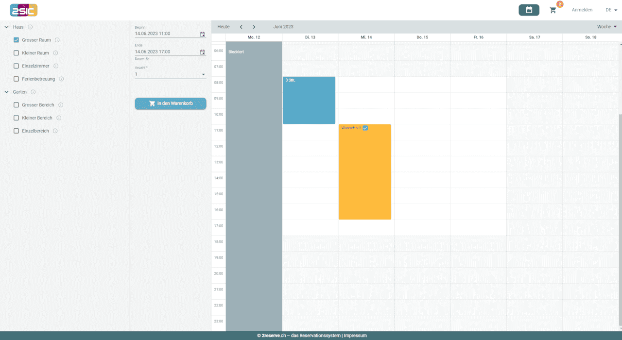 Buchungssystem für Hundebetreuung