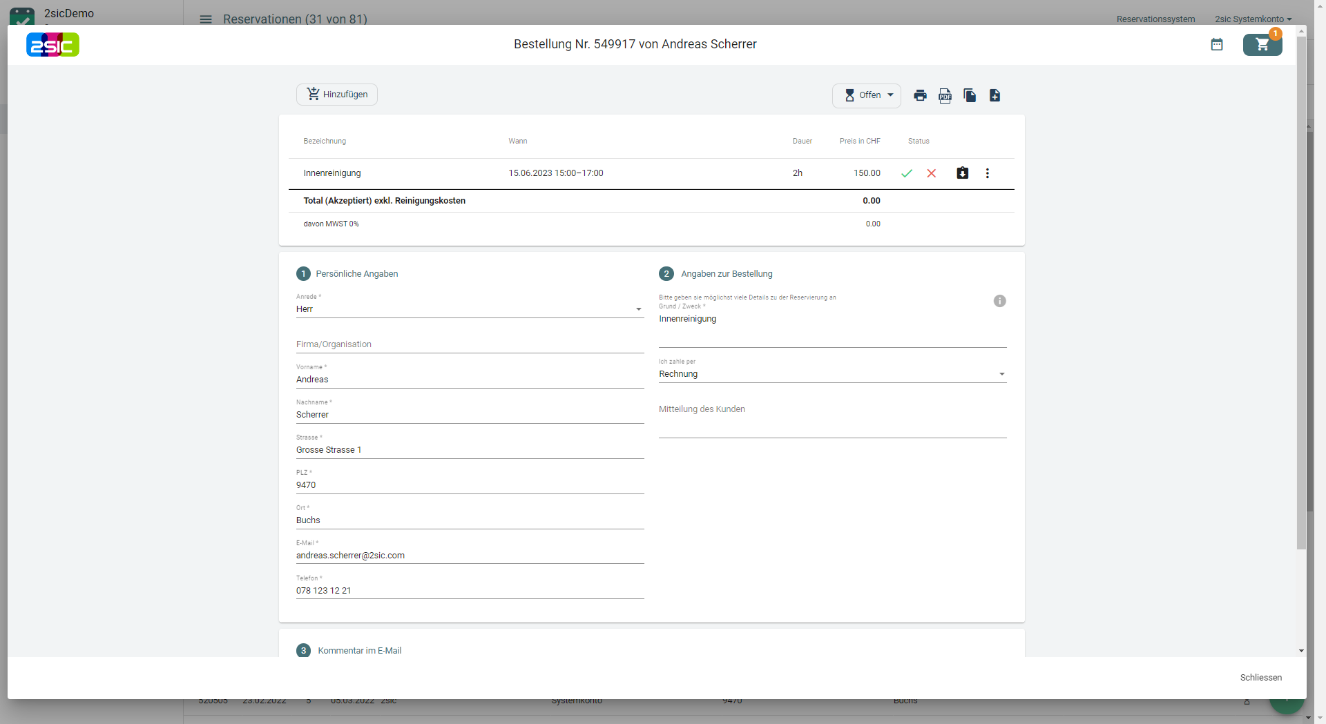 Termine direkt buchen oder zuerst anfragen